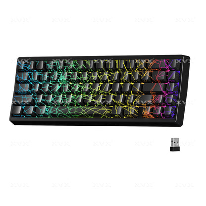 XVX M67 JadeStone Mechanical Keyboard With IMD-Tech Keycaps (Stellar White)