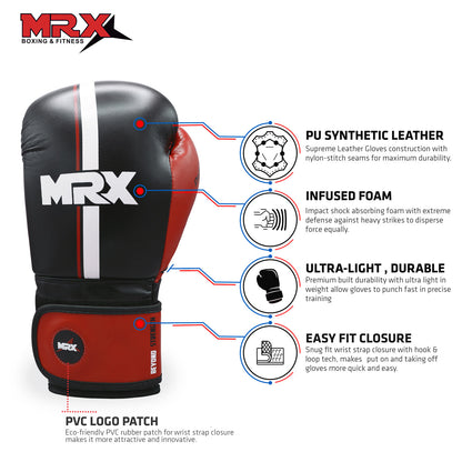 MRX Boxing Gloves for Sparring Fighting Training Kickboxing