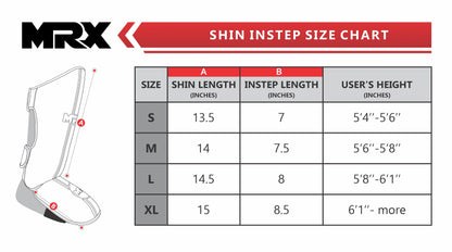 MRX Kickboxing Shin Guards MMA Boxing Training - Protective Gear Men Women
