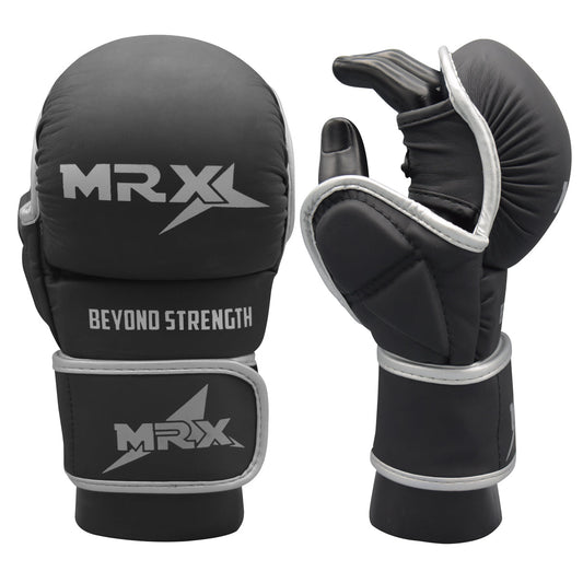 MRX Boxing Sparring Shooter Gloves 7 oz 2524-SLV-S-M