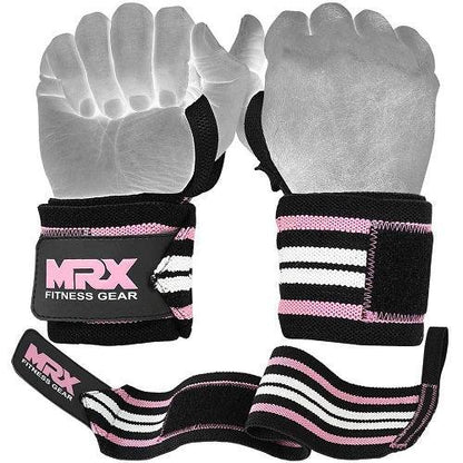 MRX Power Weightlifting Wrist Wraps Premium Quality Bodybuilding Gym Workout Straps