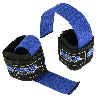 2 Pairs MRX Weight Lifting Straps with Wrist Support for Men & Women Gym Workouts