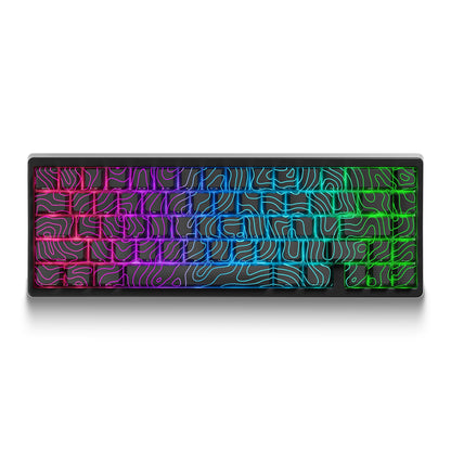 XVX M67 JadeStone Mechanical Keyboard With IMD-Tech Keycaps (Stellar White)
