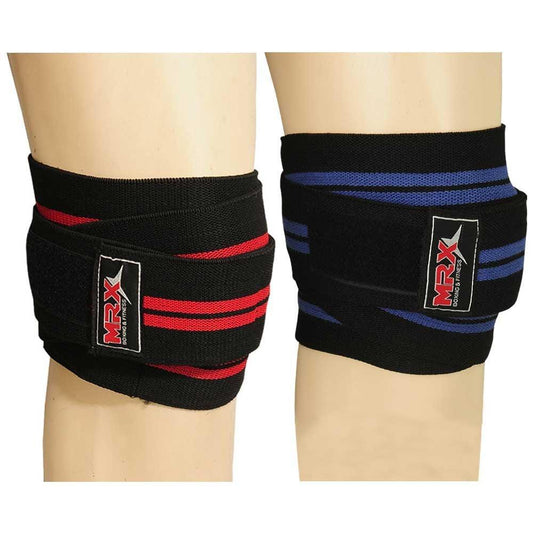 MRX Weight Lifting Knee Wraps Bodybuilding Gym Workout Lifting Wrap