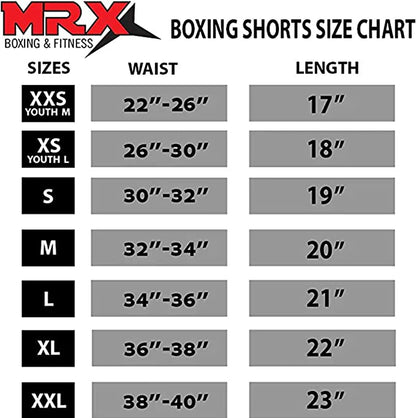 MRX Boxing Shorts for Men and Women Training Fighting Trunks