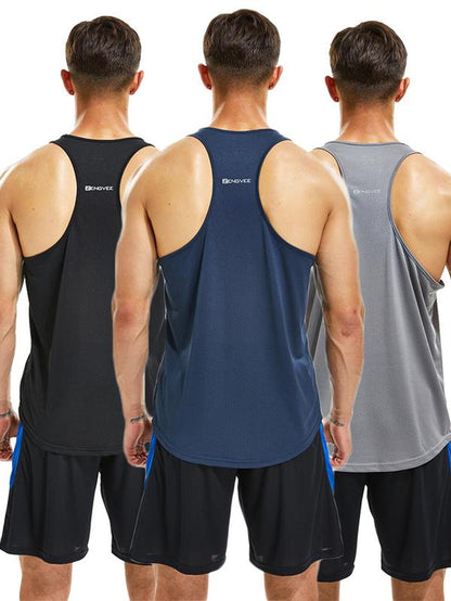 Round Neck Sports Racerback Tank Top