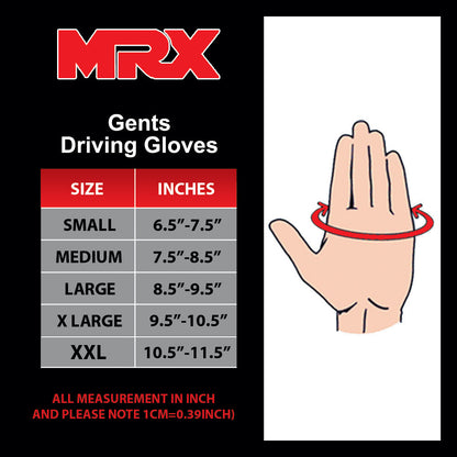 Mens Motorbike Gloves Cold Weather Motorcycle Riding Genuine Leather Black Glove