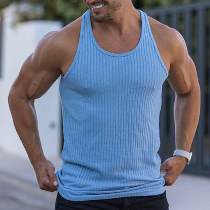 StriveFit Men's Stripe Gym Tank - Summer 2026