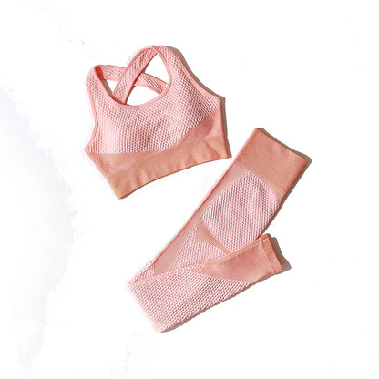 FlexFit Seamless Yoga Set: Comfy, Stylish, Versatile