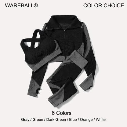 FlexFit Seamless Yoga Set: Comfy, Stylish, Versatile