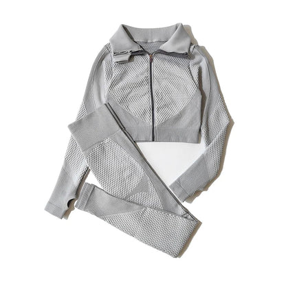 FlexFit Seamless Yoga Set: Comfy, Stylish, Versatile