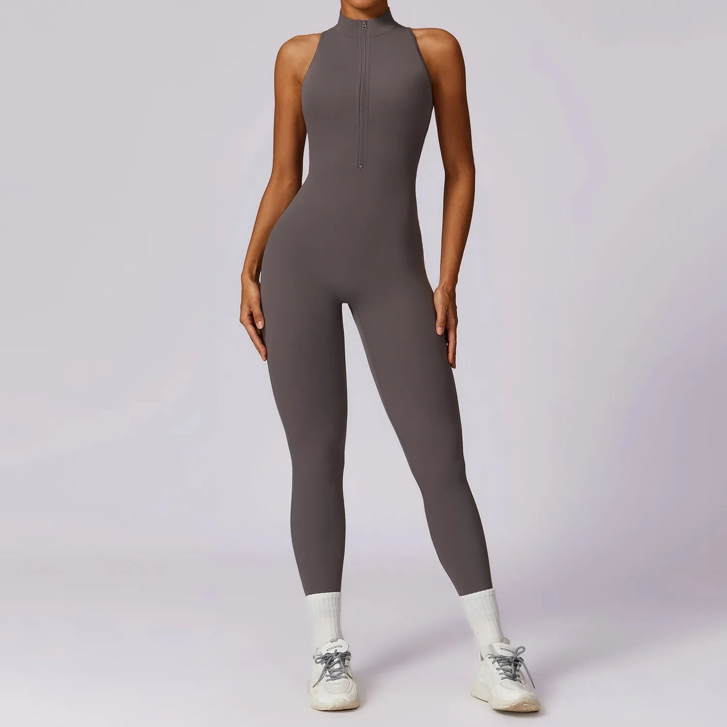 ZipFit Yoga Jumpsuit: Women's Activewear Set