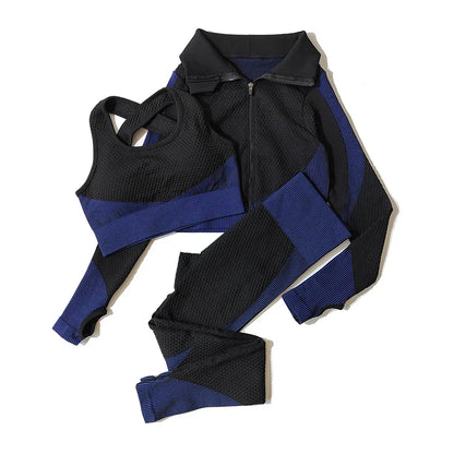 FlexFit Seamless Yoga Set: Comfy, Stylish, Versatile