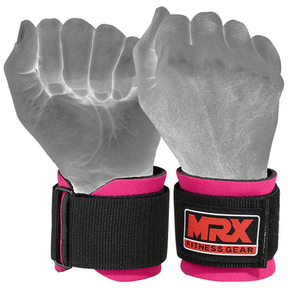 MRX Weight Lifting Wrist Straps Lifting Wrap Gym Bodybuilding Workout